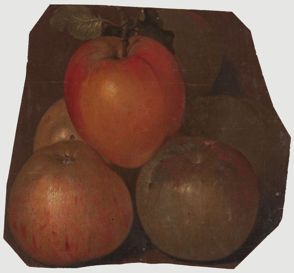 Charles William Hamilton - Apfelgruppe auf dunklem Grund