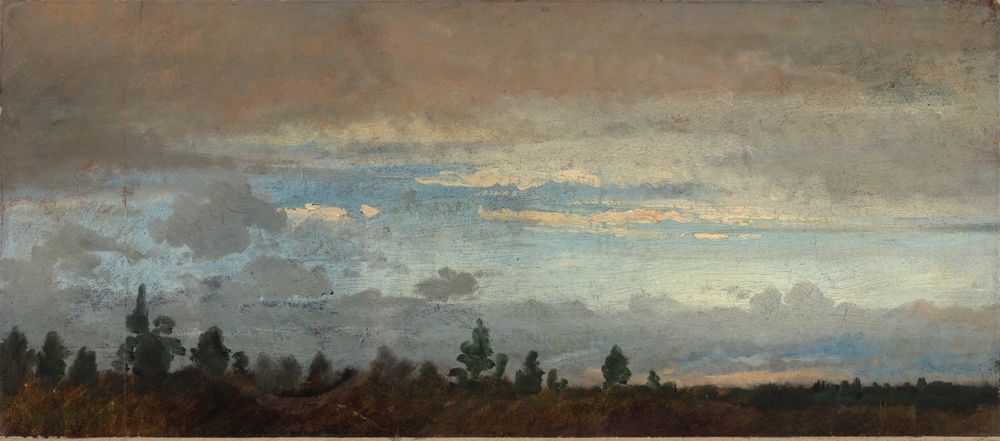Johann Wilhelm Schirmer - Bewölkter Abendhimmel