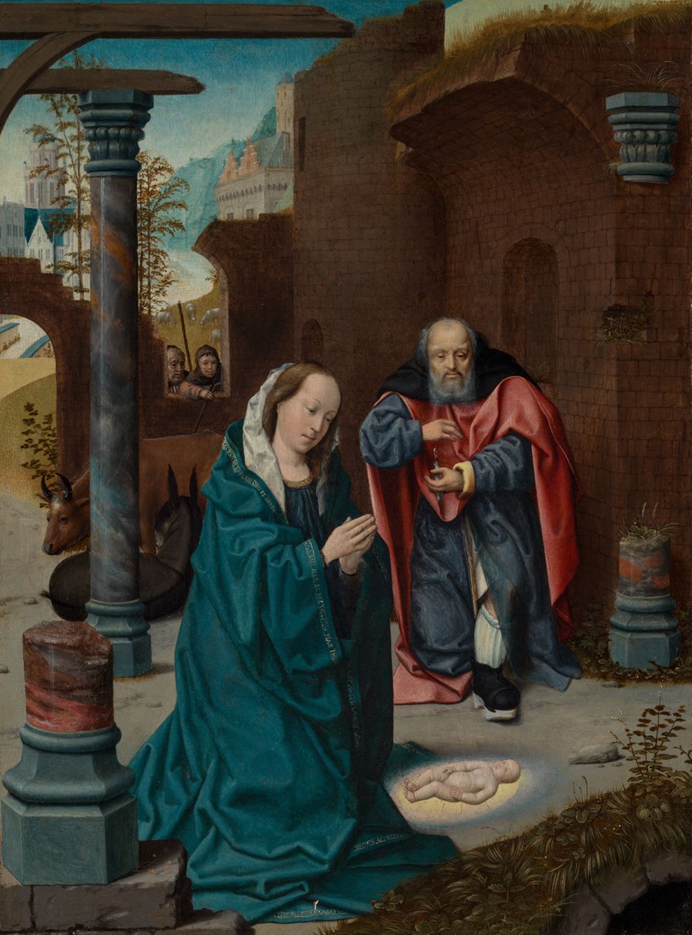 Jan Provost (1465) - Die Geburt Christi