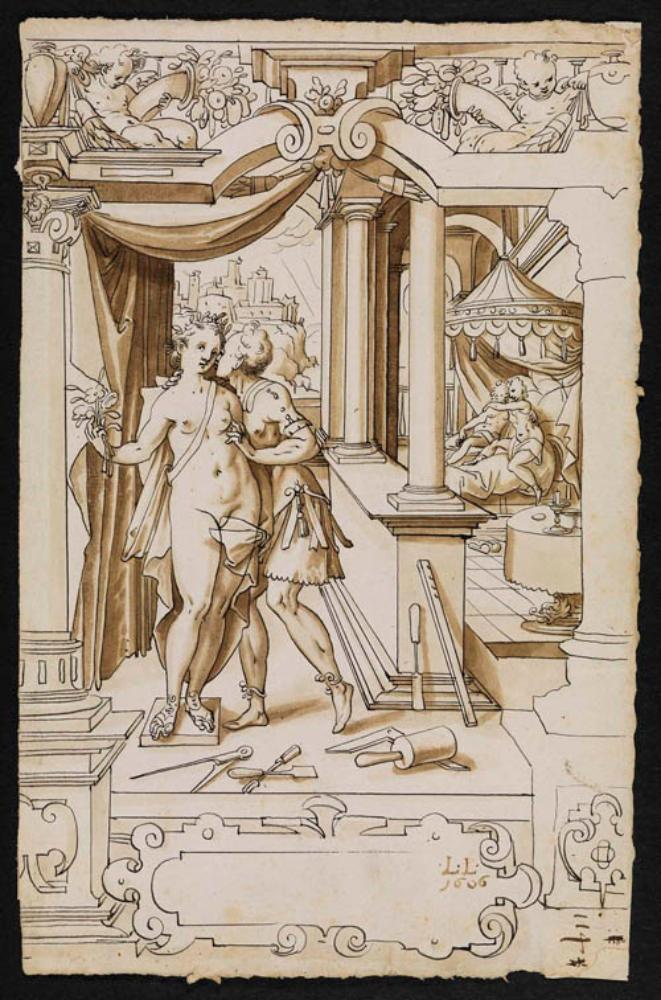 Lorenz Lingg - Riss mit Pygmalion