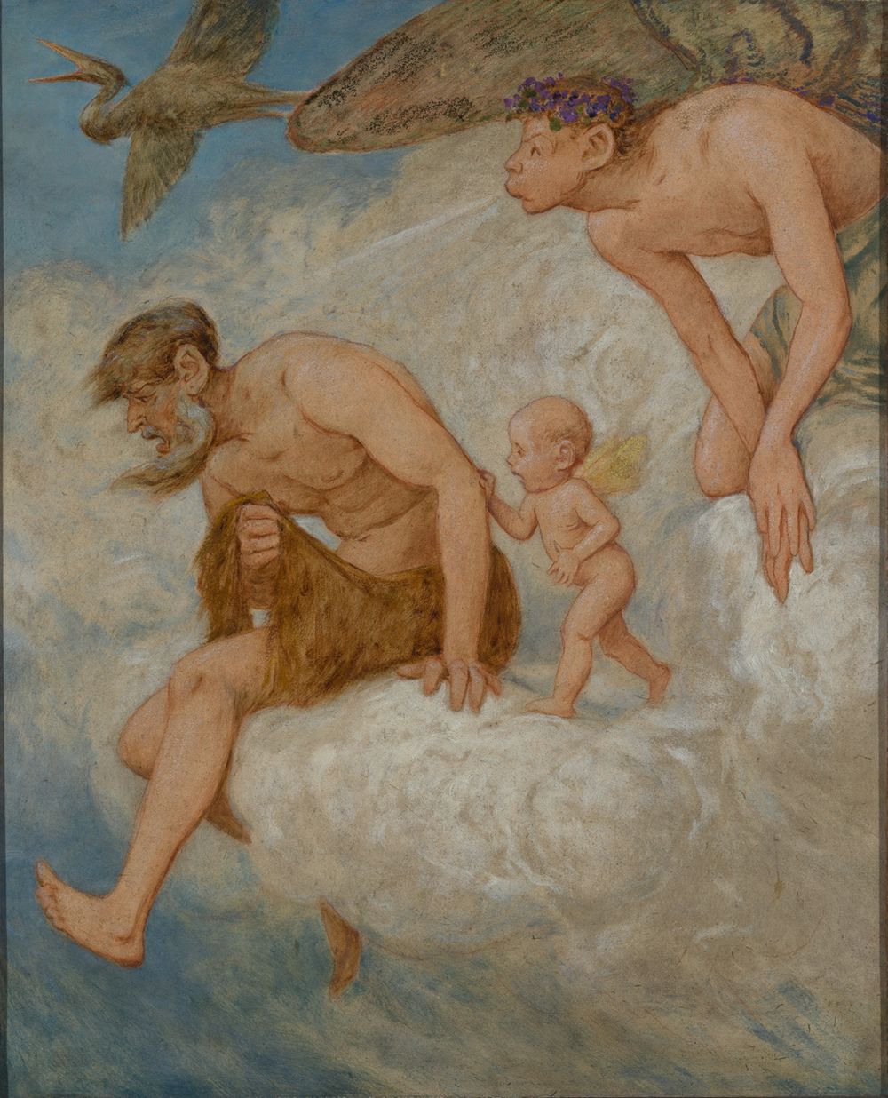 Hans Thoma - März (die Windgötter)