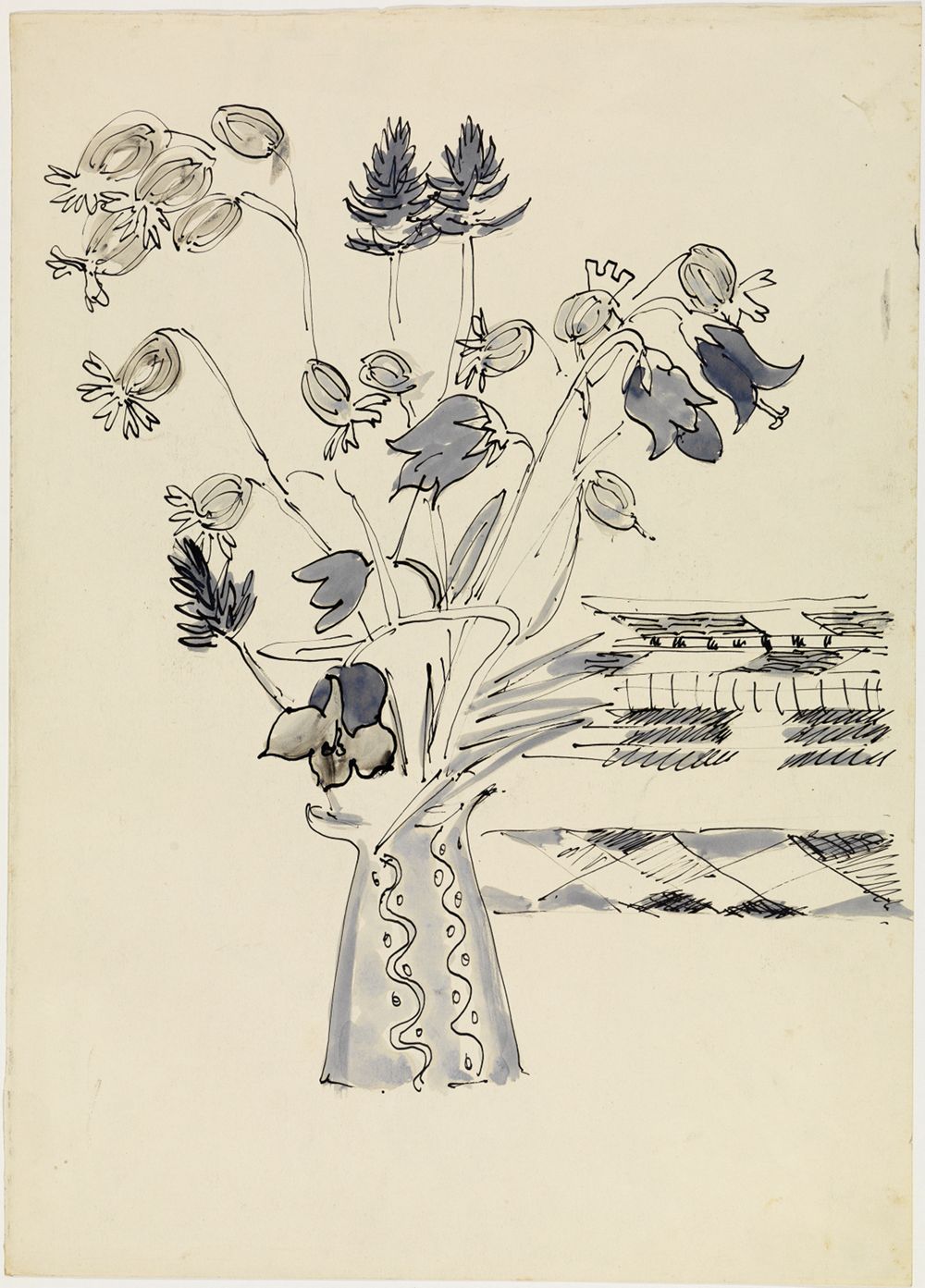 Ernst Ludwig Kirchner - Vase mit Blumen