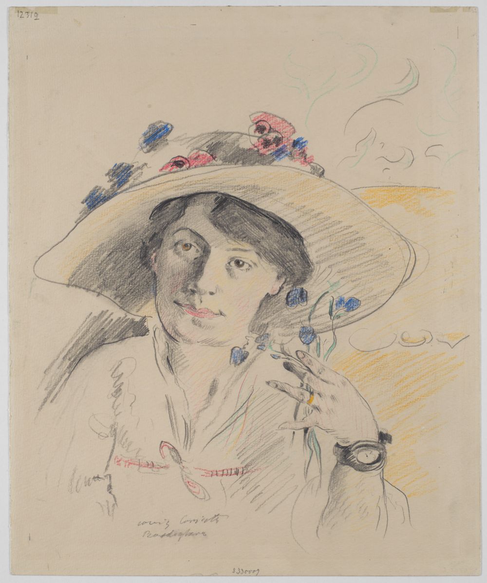 Lovis Corinth - Bildnis der Gattin des Künstlers, Charlotte Berend-Corinth