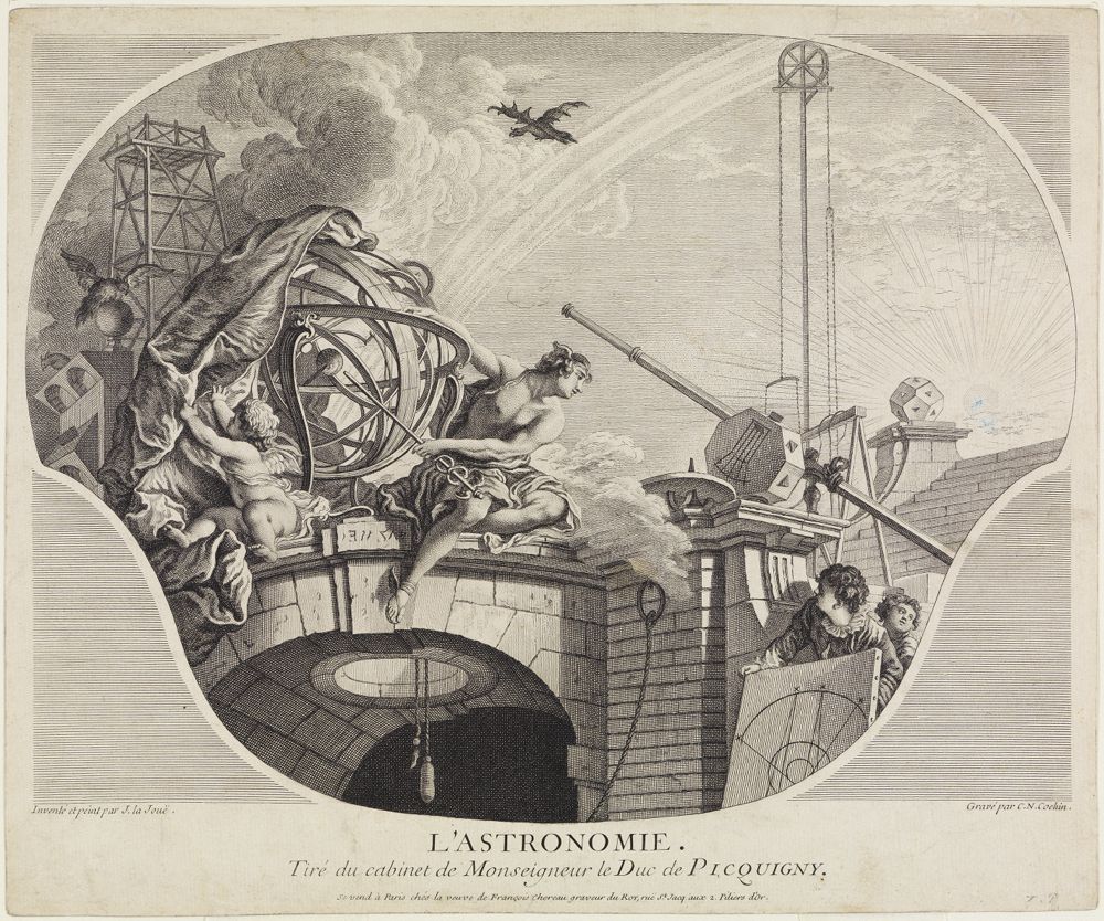 Charles Nicolas Cochin (1688) - Die Astronomie