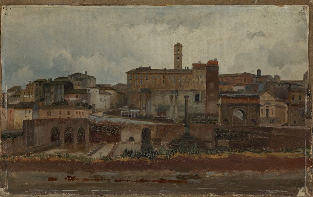 Wilhelm Ludwig Friedrich Riefstahl - Blick auf das Forum Romanum