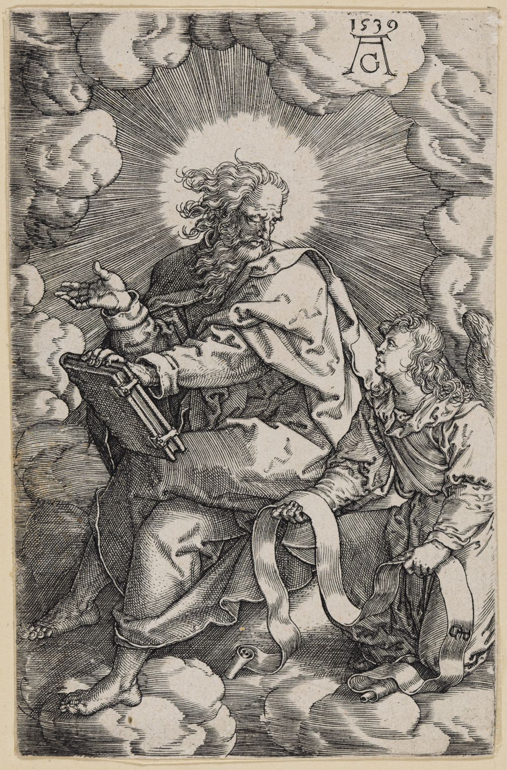 Heinrich Aldegrever - St. Matthäus (Die vier Evangelisten)