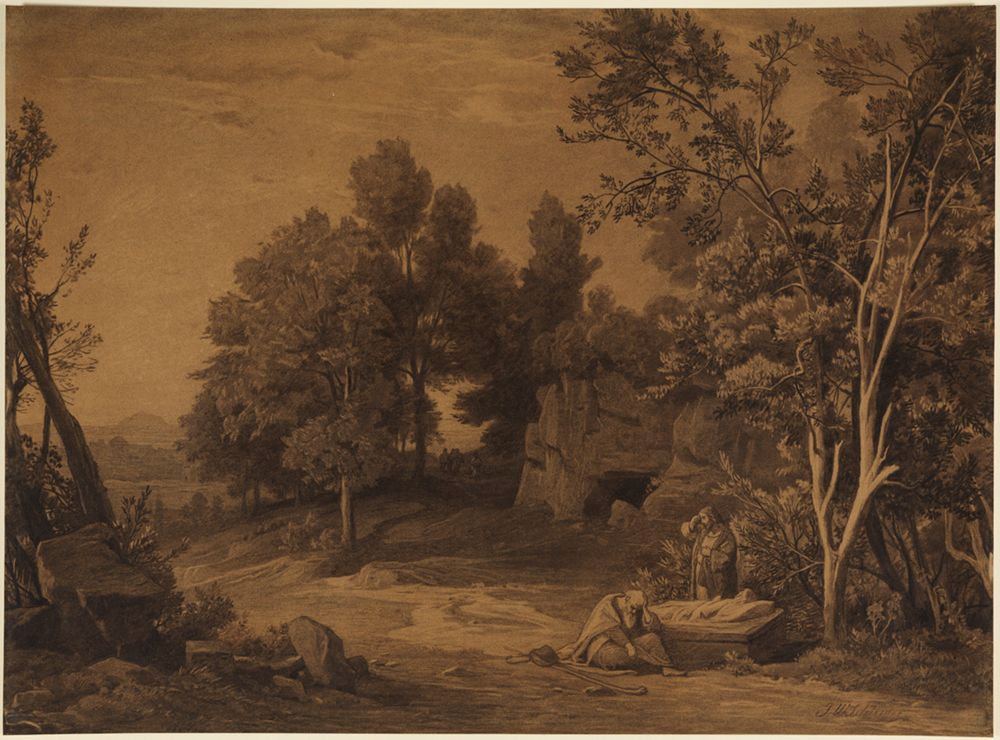 Johann Wilhelm Schirmer - Klage um Sarahs Tod (1. Mose 23, 2)