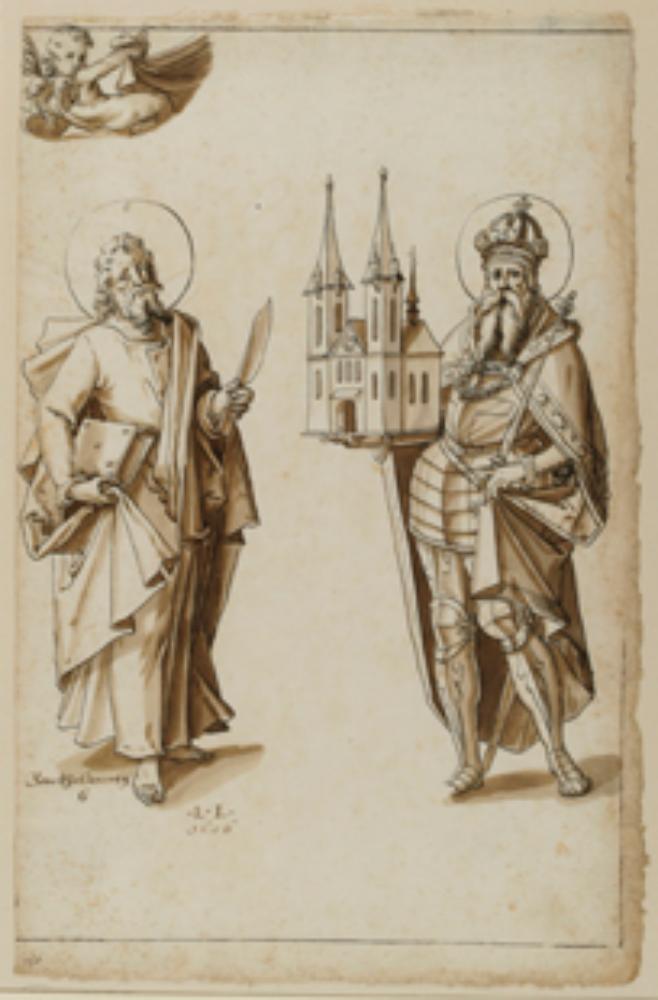 Lorenz Lingg - Hl. Bartholomäus und Hl. Heinrich II