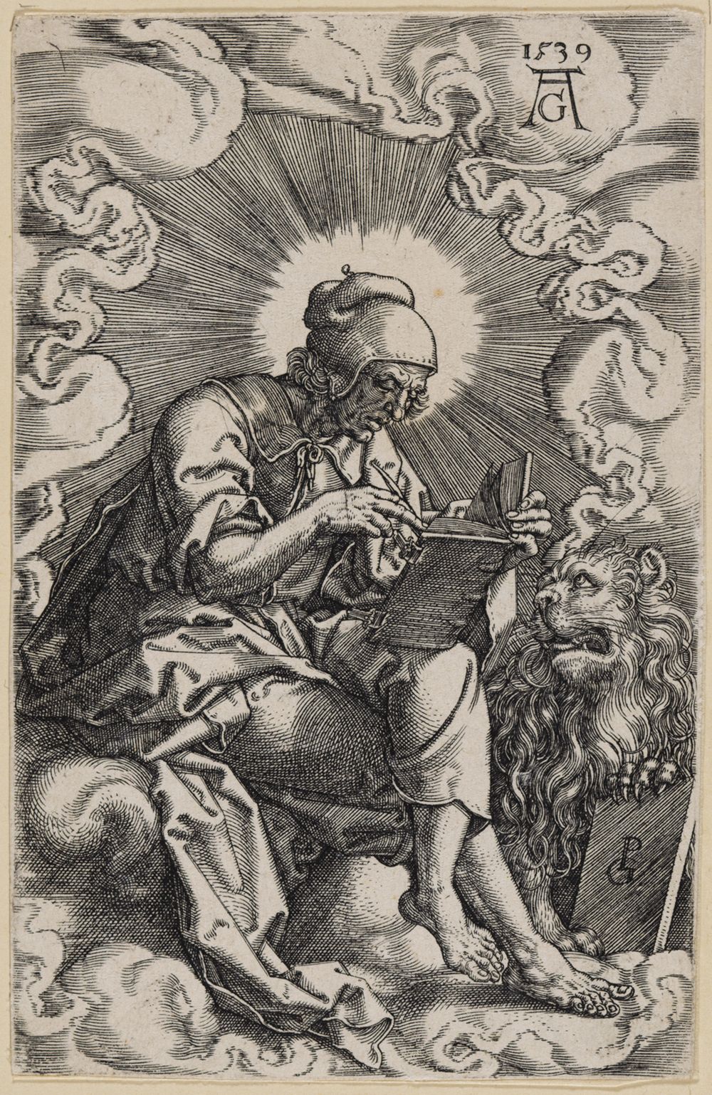 Heinrich Aldegrever - St. Marcus (Die vier Evangelisten)