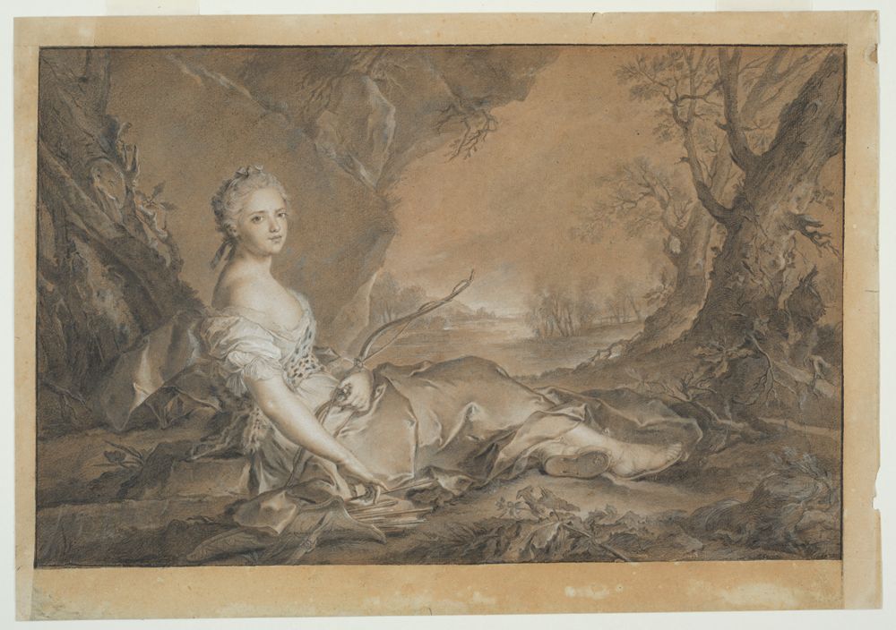 Jean-Marc Nattier - Madame Adélaïde als Diana