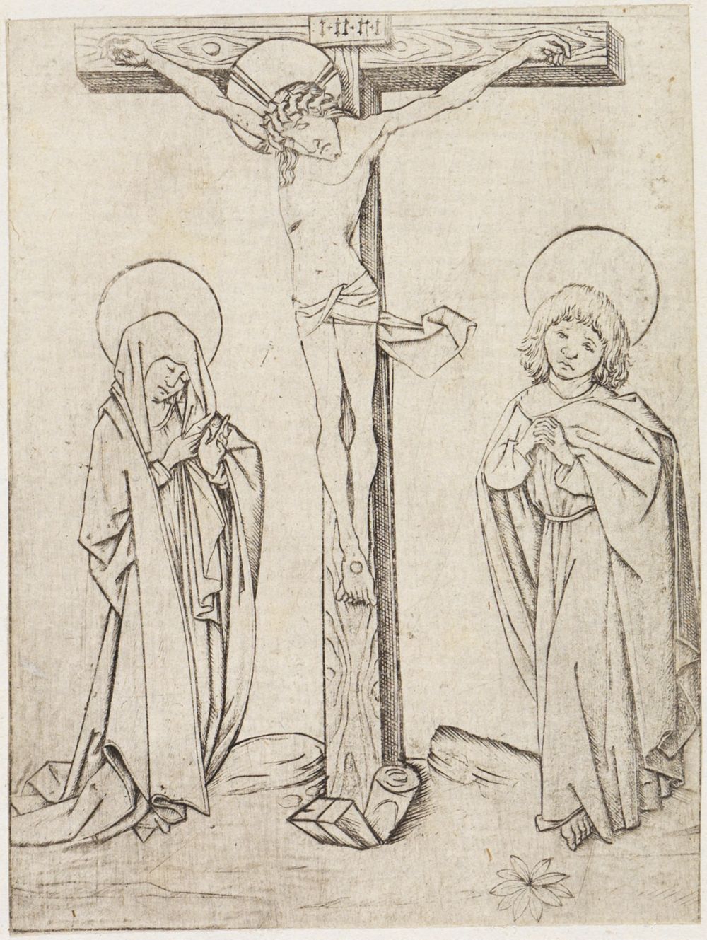 Meister E.S. - Christus am Kreuz