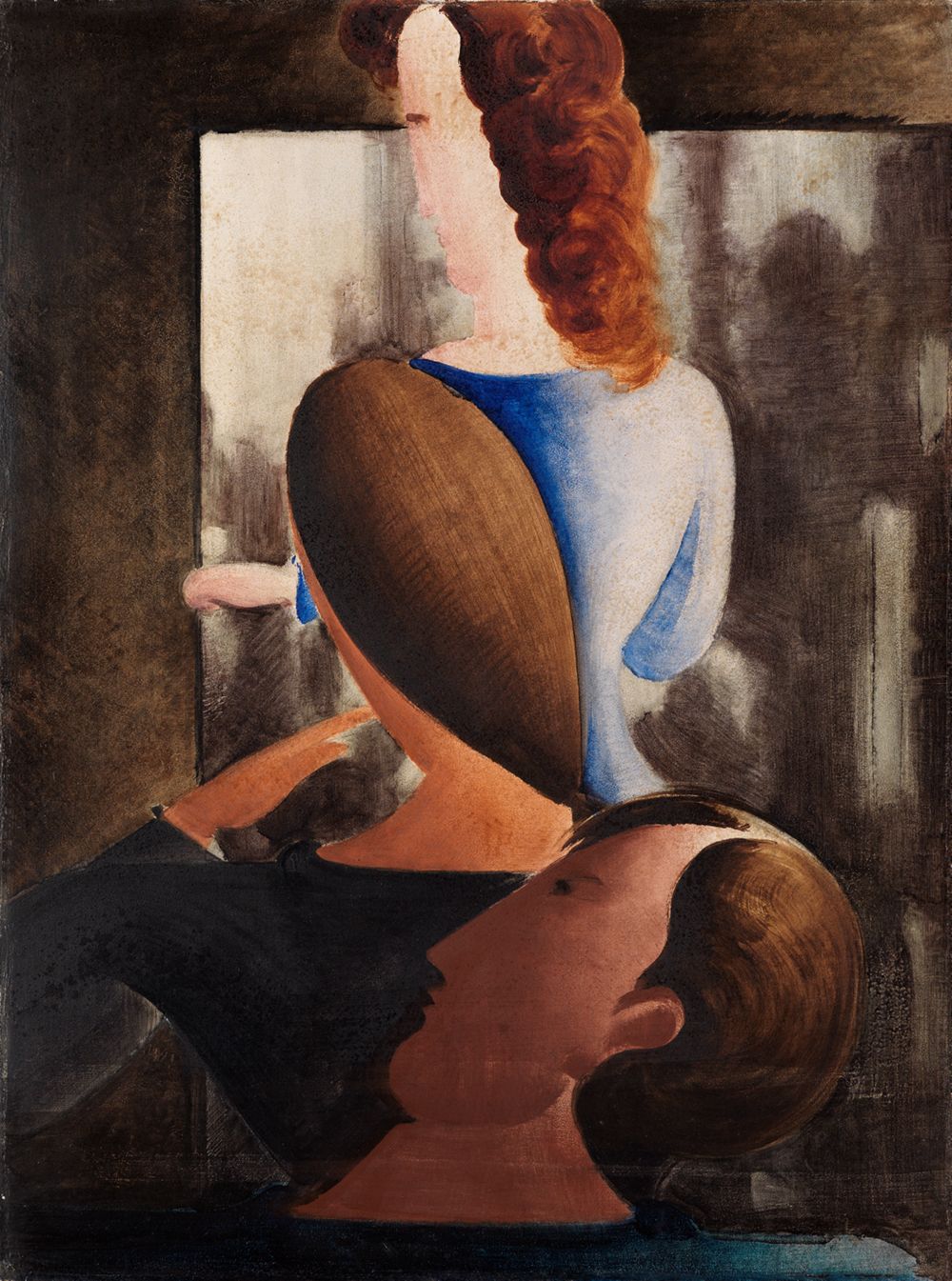 Oskar Schlemmer - Drei vor Schatten