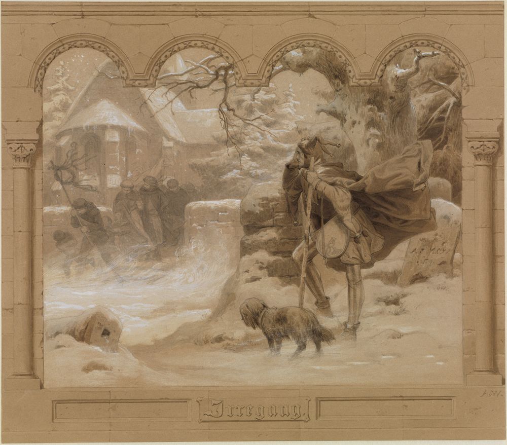 Anton von Werner - Irregang (nach Scheffels Frau Aventiure)