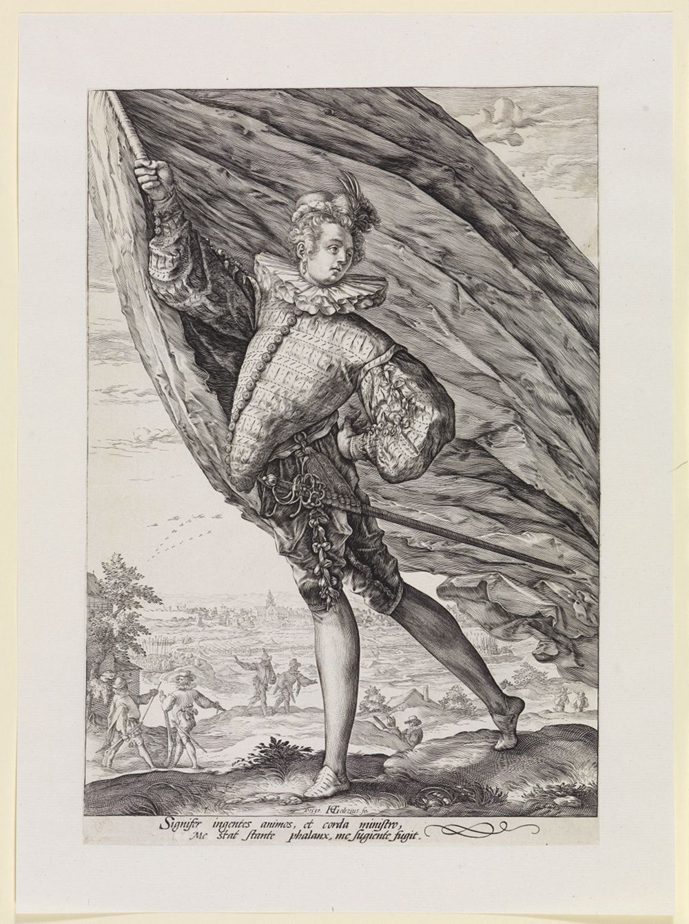 Hendrick Goltzius - Der Fahnenschwinger
