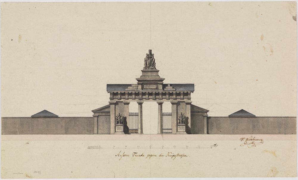 Friedrich Weinbrenner (1766) - Ettlinger Tor in Karlsruhe