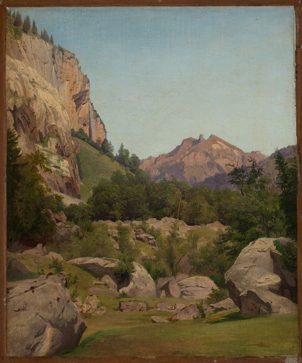 Johann Wilhelm Schirmer - Schweizer Gebirgslandschaft