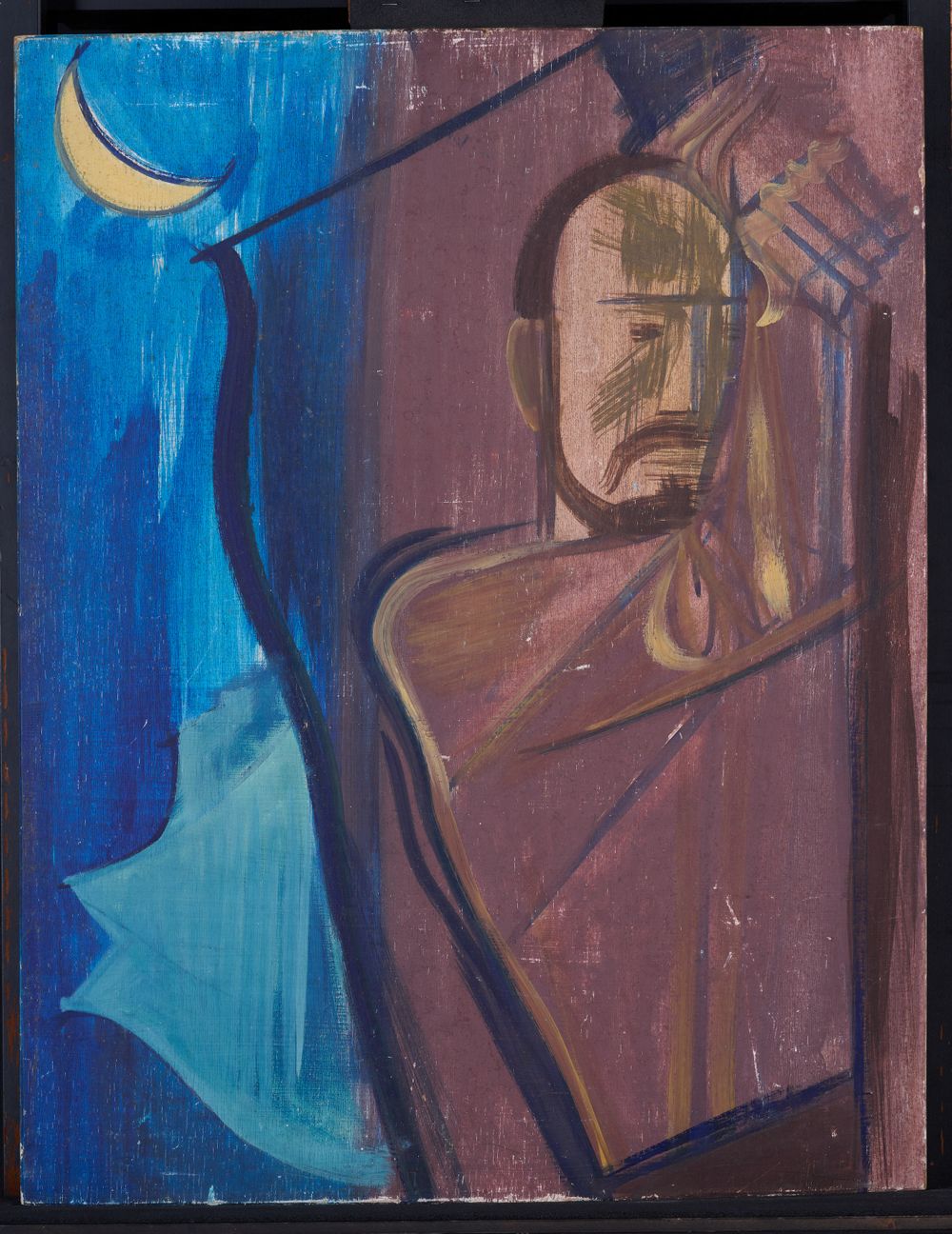 August Babberger - Selbstbildnis bei Nacht