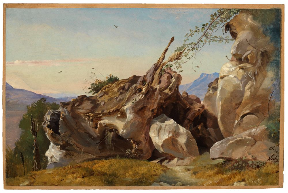Friedrich Nerly - Landschaft bei Olevano