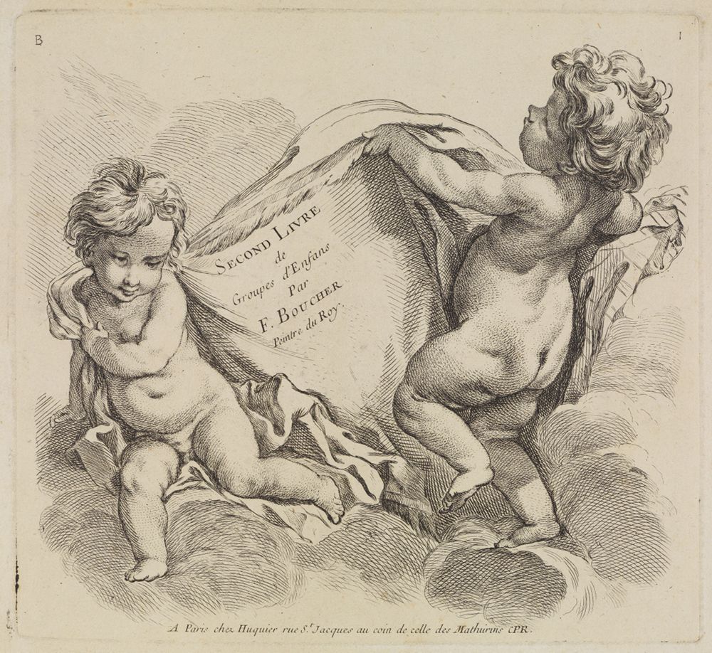 Pierre-Alexandre Aveline(?) - Titelblatt (Second Livre)
