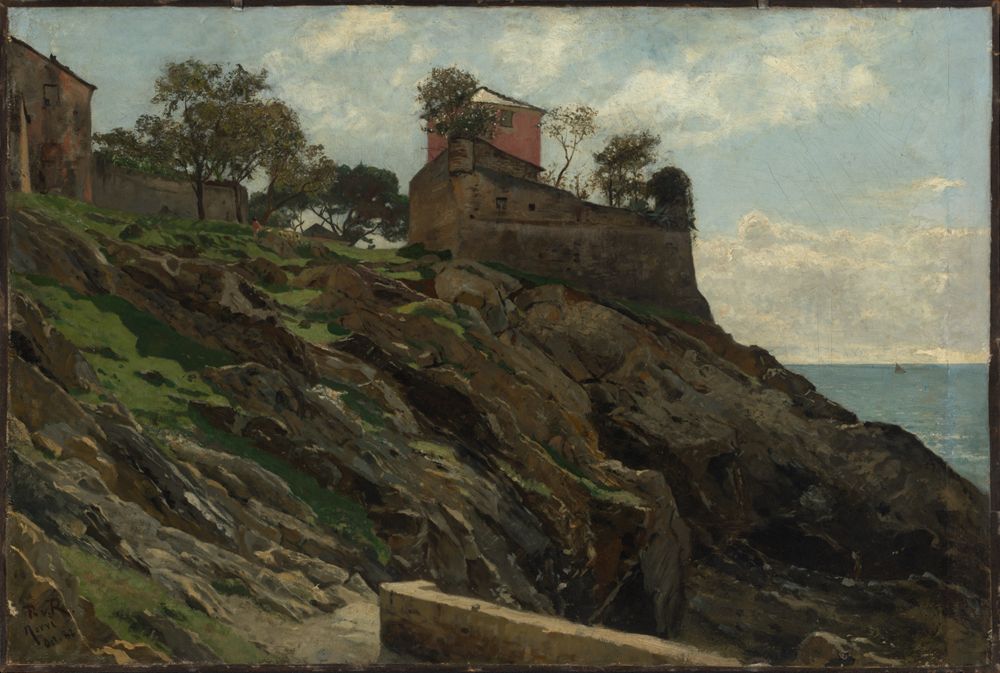Paul von Ravenstein - Landschaft bei Nervi