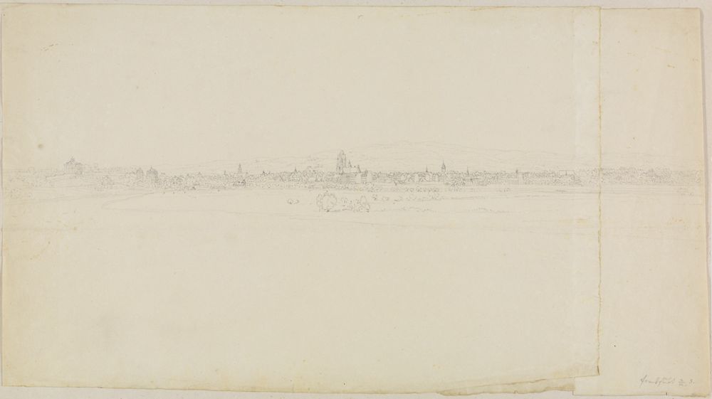 Johann Jakob Biedermann - Blick auf Frankfurt am Main