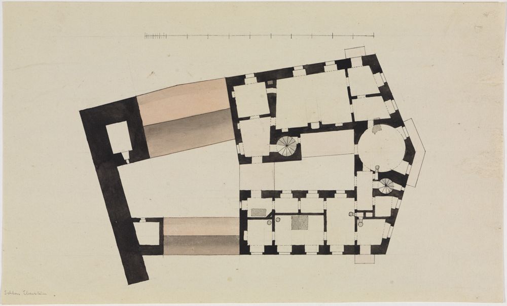 Schloss Eberstein Friedrich Weinbrenner (Nachfolge) (Erste Hälfte 19