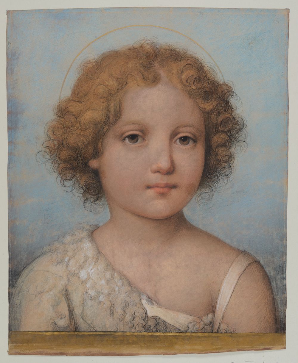 Marie Ellenrieder - Johannes der Täufer als Knabe (Brustbildnis)