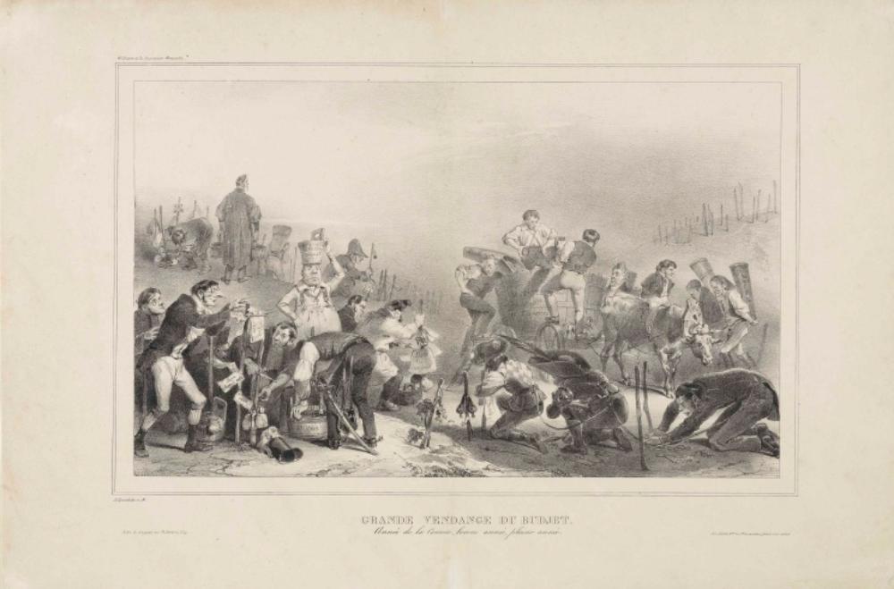 J. J. Grandville - Grande vendange du budget