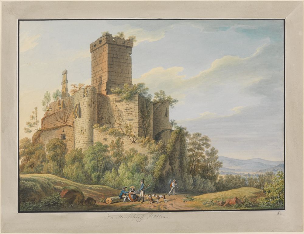 Philipp Jakob Becker - Burg Rötteln bei Lörrach