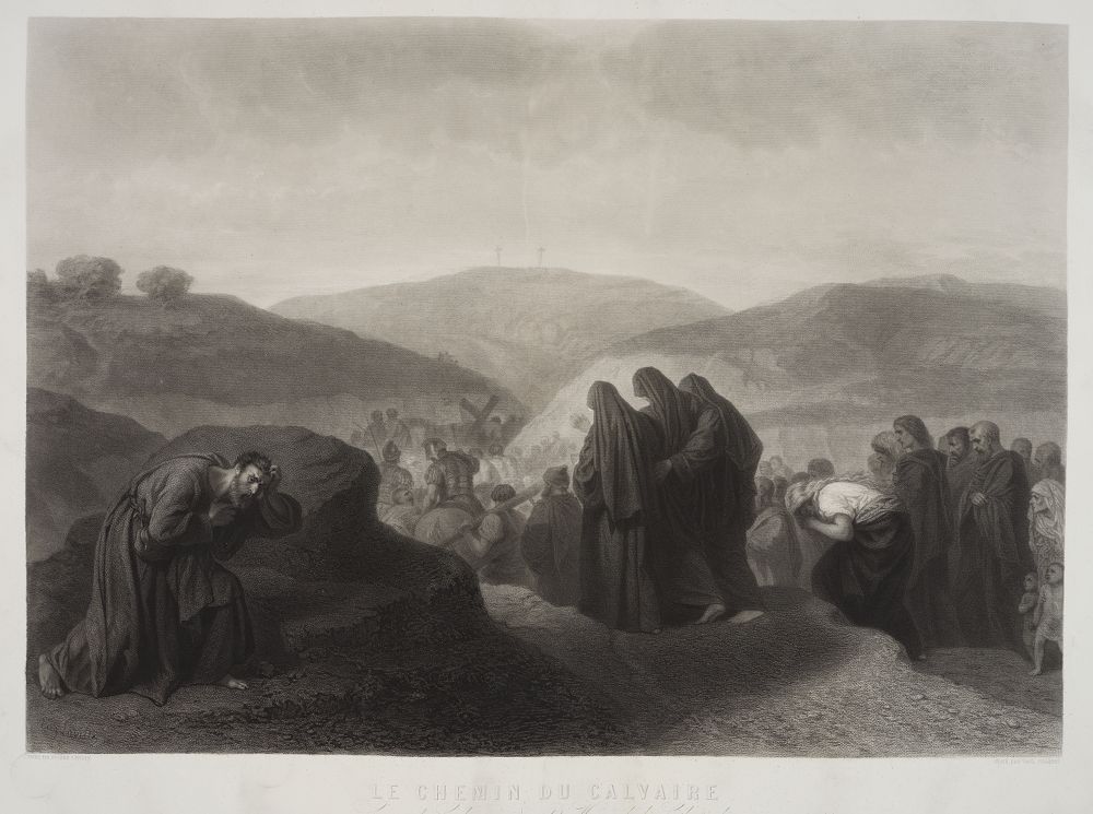 Paul Girardet (1821) - Der Weg nach dem Calvarienberg