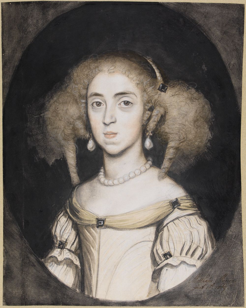Matthäus Merian (1621) - Bildnis Markgräfin Augusta Maria von Baden-Baden (1649-1728)