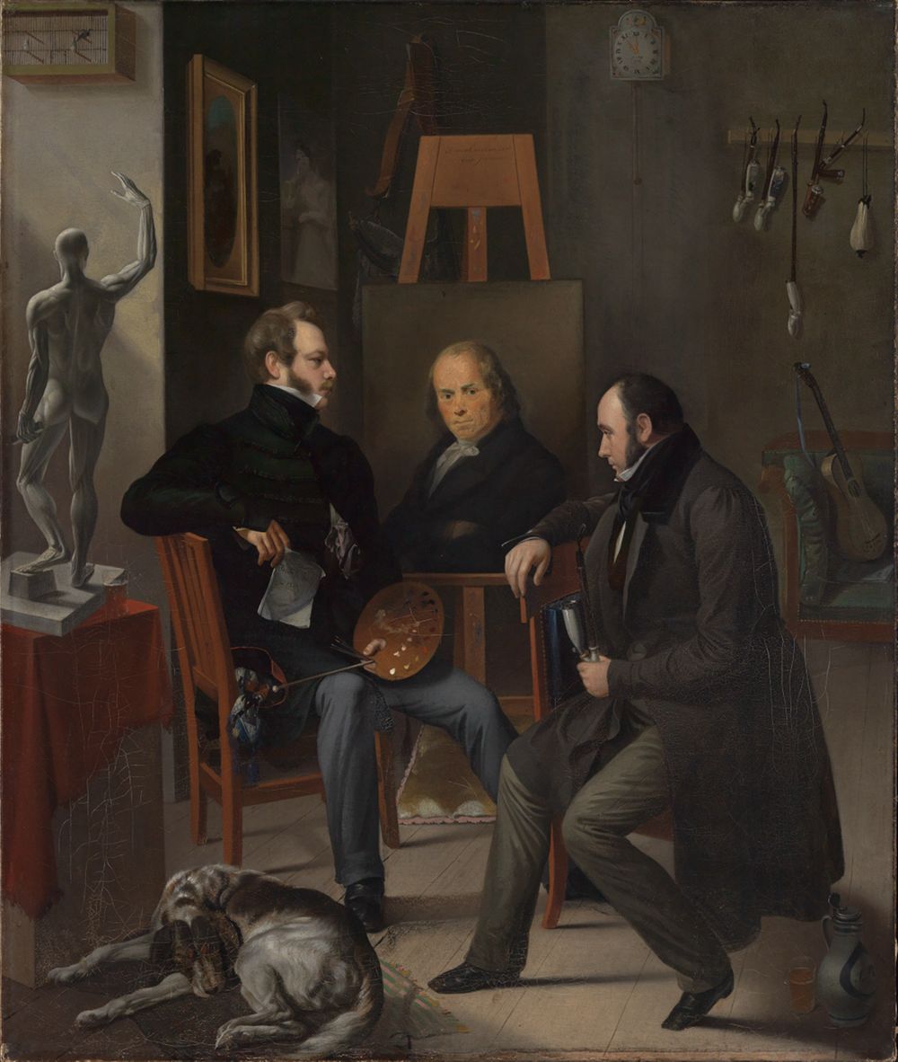 Joseph Weber (1803) - Votivbild für den Maler Franz Joseph Zoll
