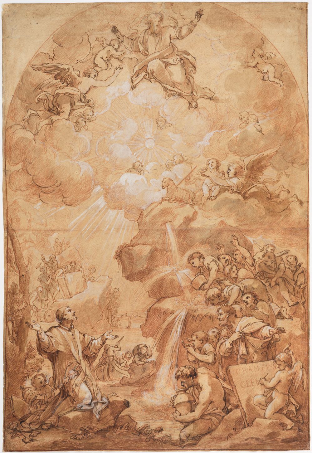 Charles Joseph Natoire - Das Quellwunder des hl. Klemens