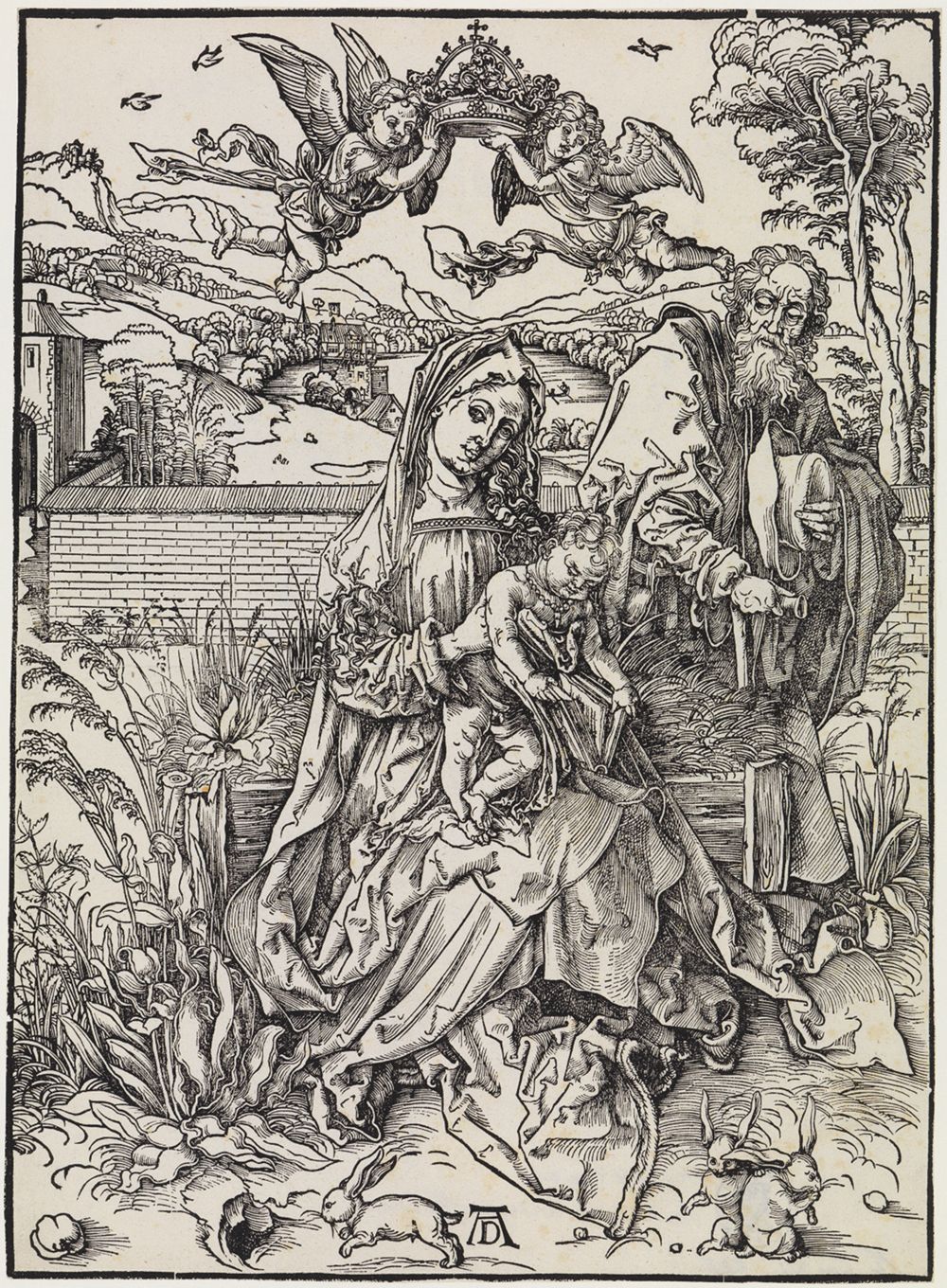 Albrecht Dürer - Die Heilige Familie mit den drei Hasen