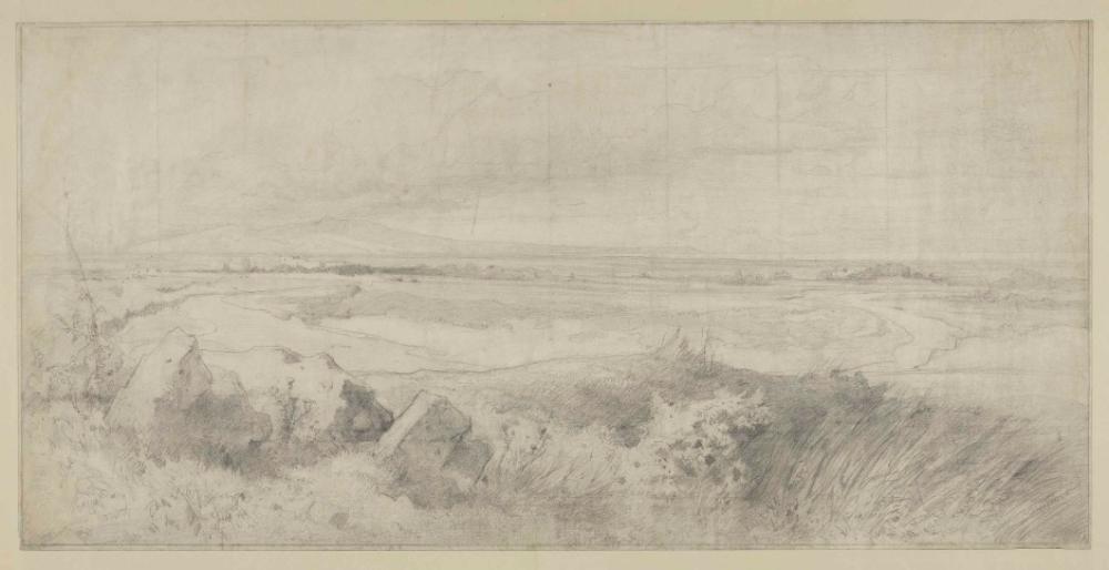 Edmund Friedrich Kanoldt - Blick auf den Campo dAnnibale bei Cannae