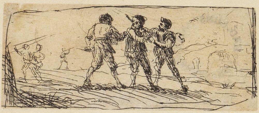 Claude Gellée gen. Lorrain - Studie zu einer Brigantenszene