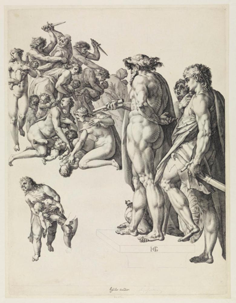 Hendrick Goltzius - Der Betlehemitische Kindermord