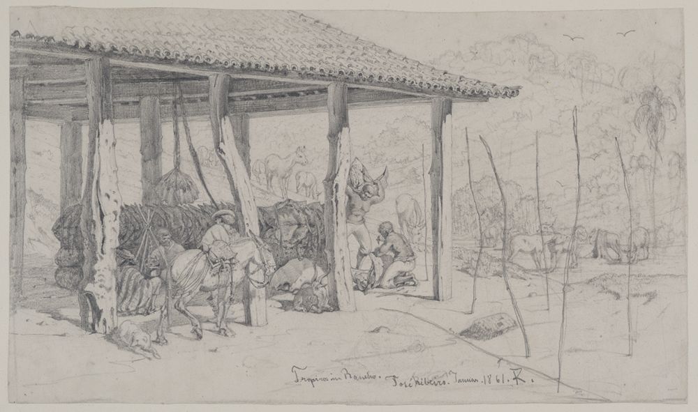 Ferdinand Keller - Viehhändler auf der Ranch