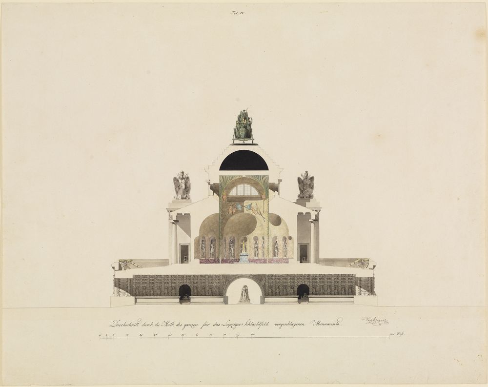Friedrich Weinbrenner (1766) - Nationaldenkmal in Leipzig
