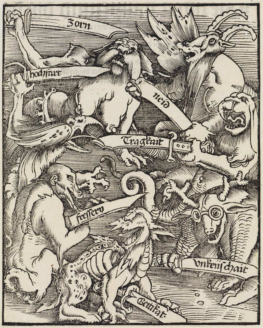 Hans Baldung - Die sieben Todsünden