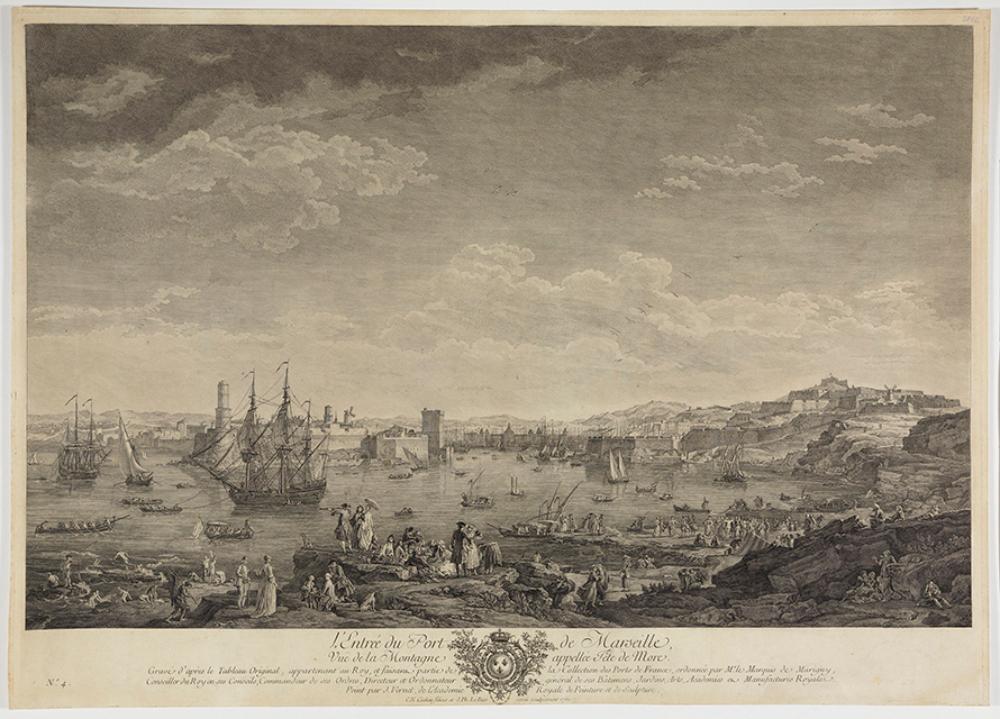 Jacques-Philippe Lebas - LEntrée du Port de Marseille