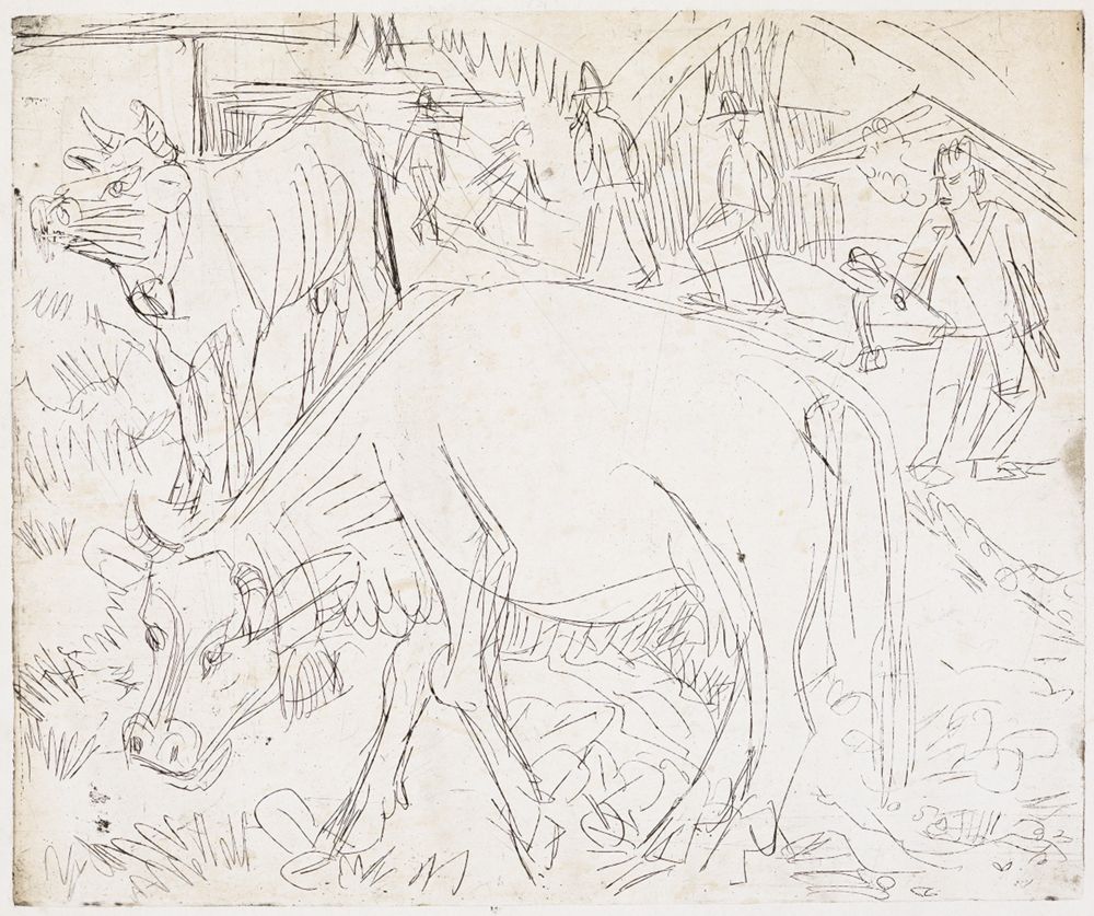 Ernst Ludwig Kirchner - Alpszene