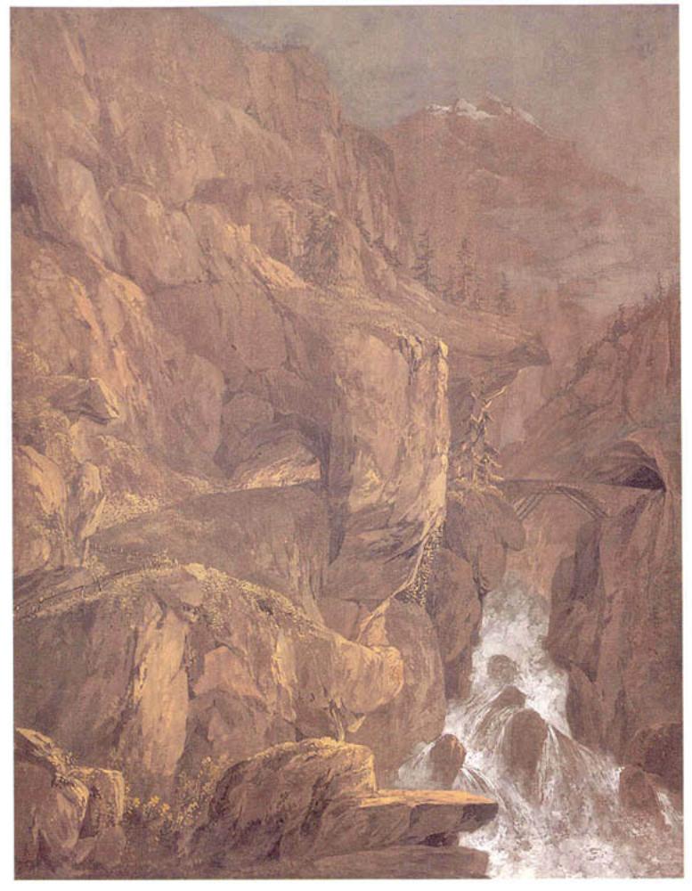 Joh. Jakob Strüdt - Die Via Mala in Graubünden