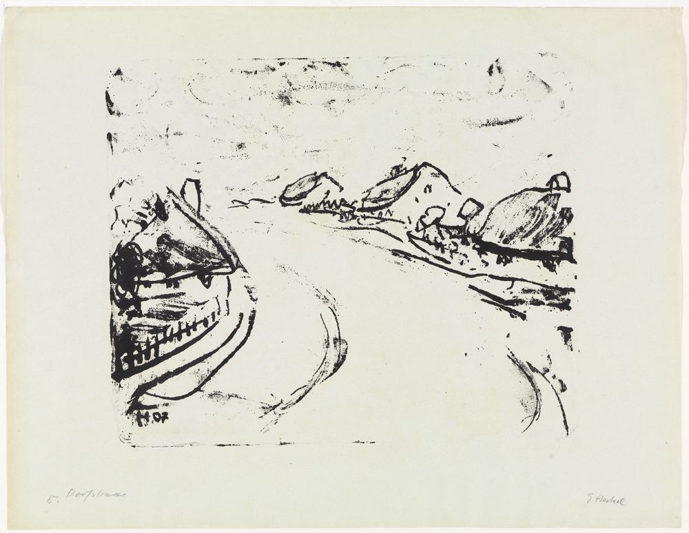 Erich Heckel - Dorfstraße