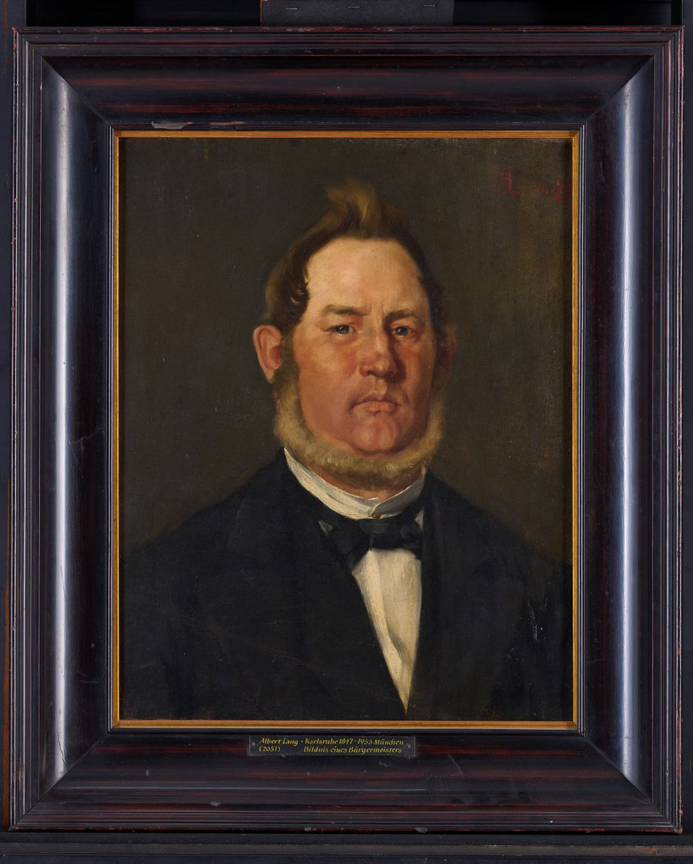 Albert Lang (1847) - Bildnis eines Bürgermeisters