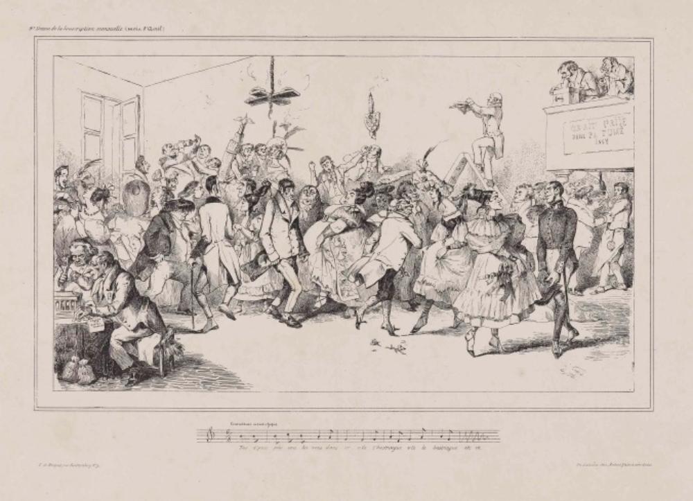 J. J. Grandville - Contredanse monarchique