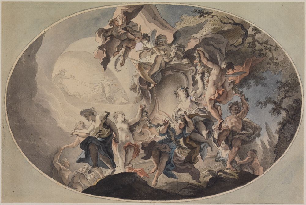 Johannes Esaias Nilson - Tanz der zwölf Monate