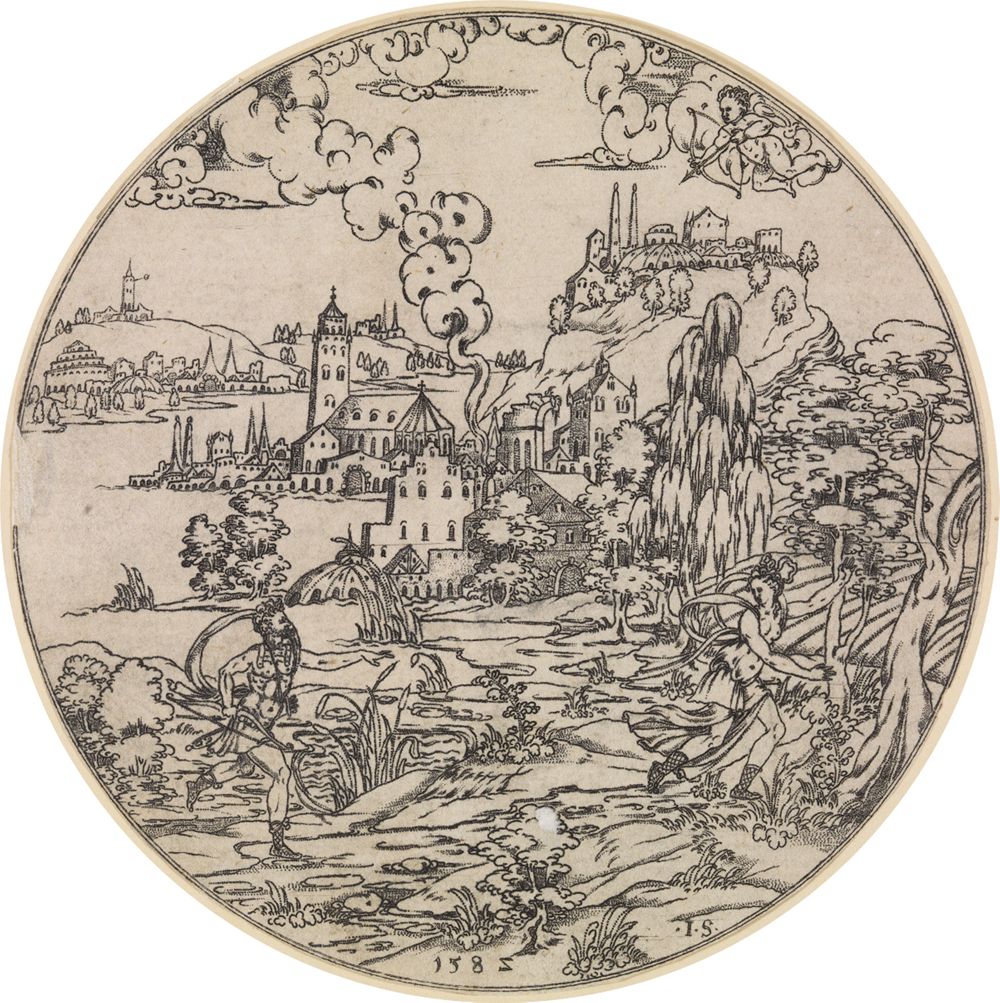 Monogrammist IS - Kephalus und Prokris