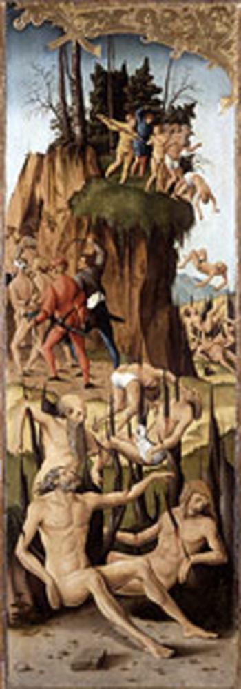 Meister IS mit der Schaufel - Martyrium der zehntausend Christen