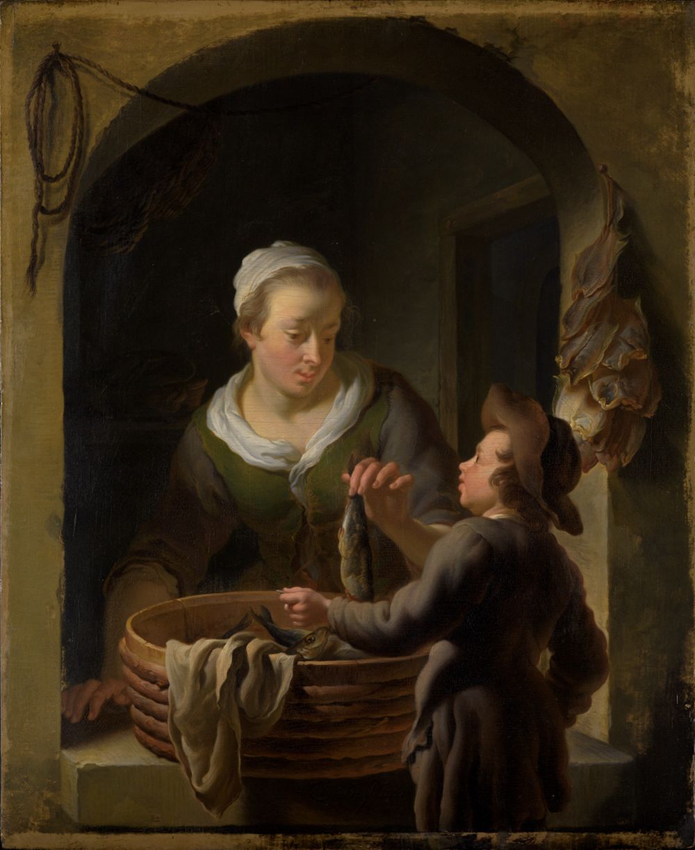 Louis de Moni - Die Fischhändlerin